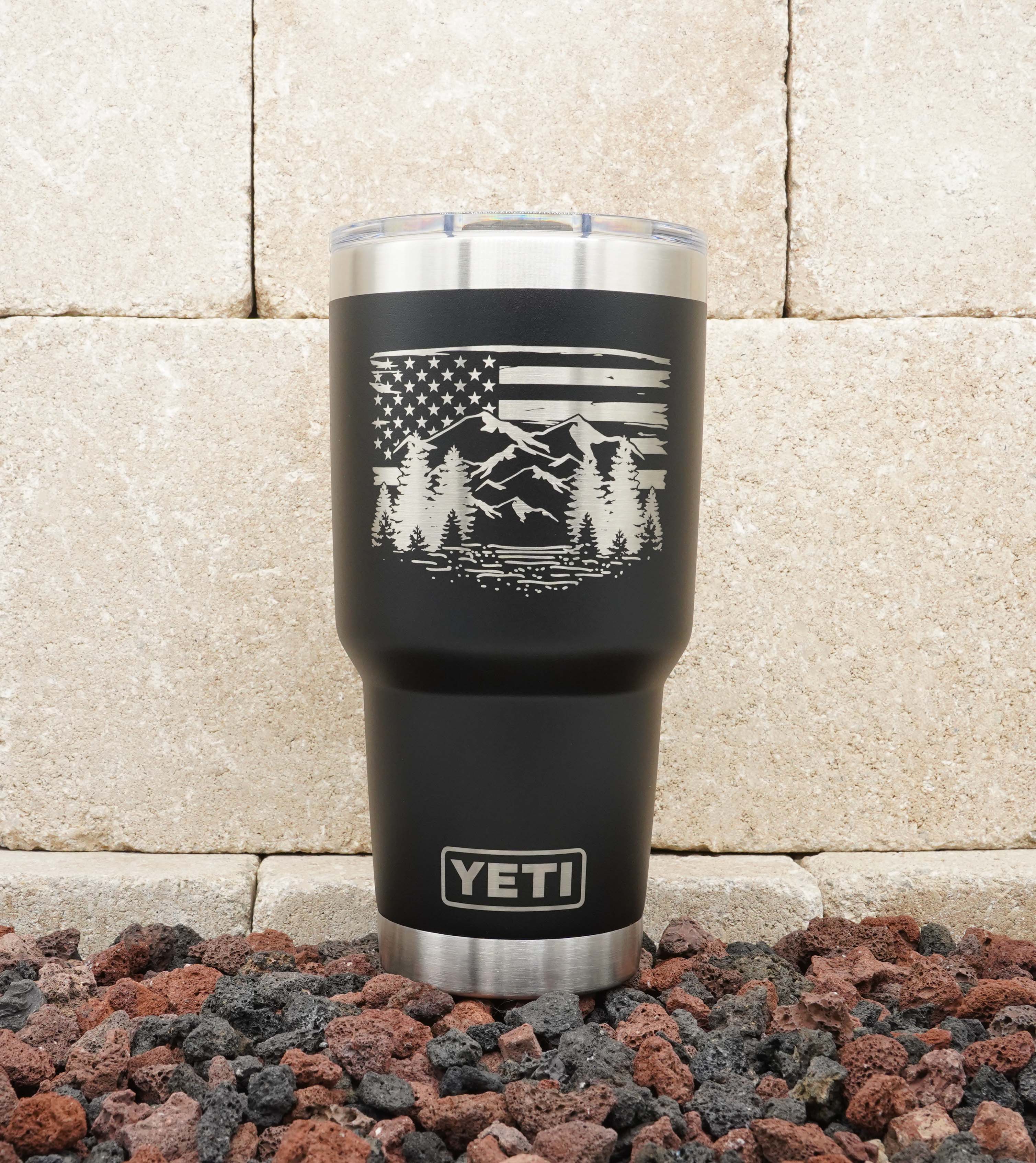 YETI-20-oz-olive-green-stainless-steel-tumbler-laser-engraved