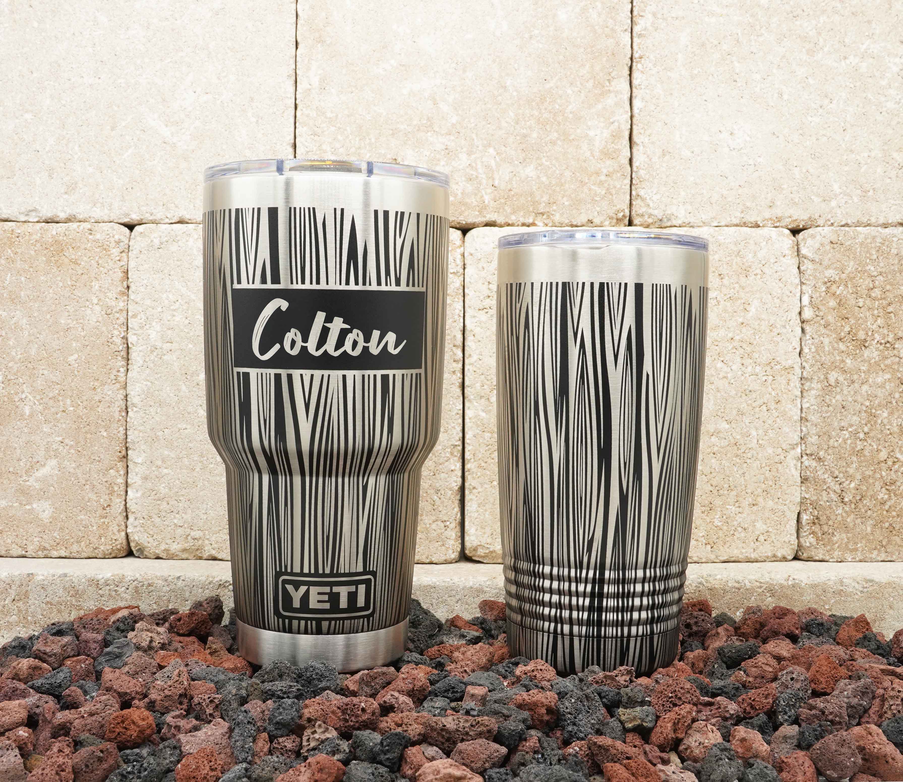 Personalized Engraved Rambler Tumblers, 40th Birthday, Yeti and Polar Camel  Tumblers 