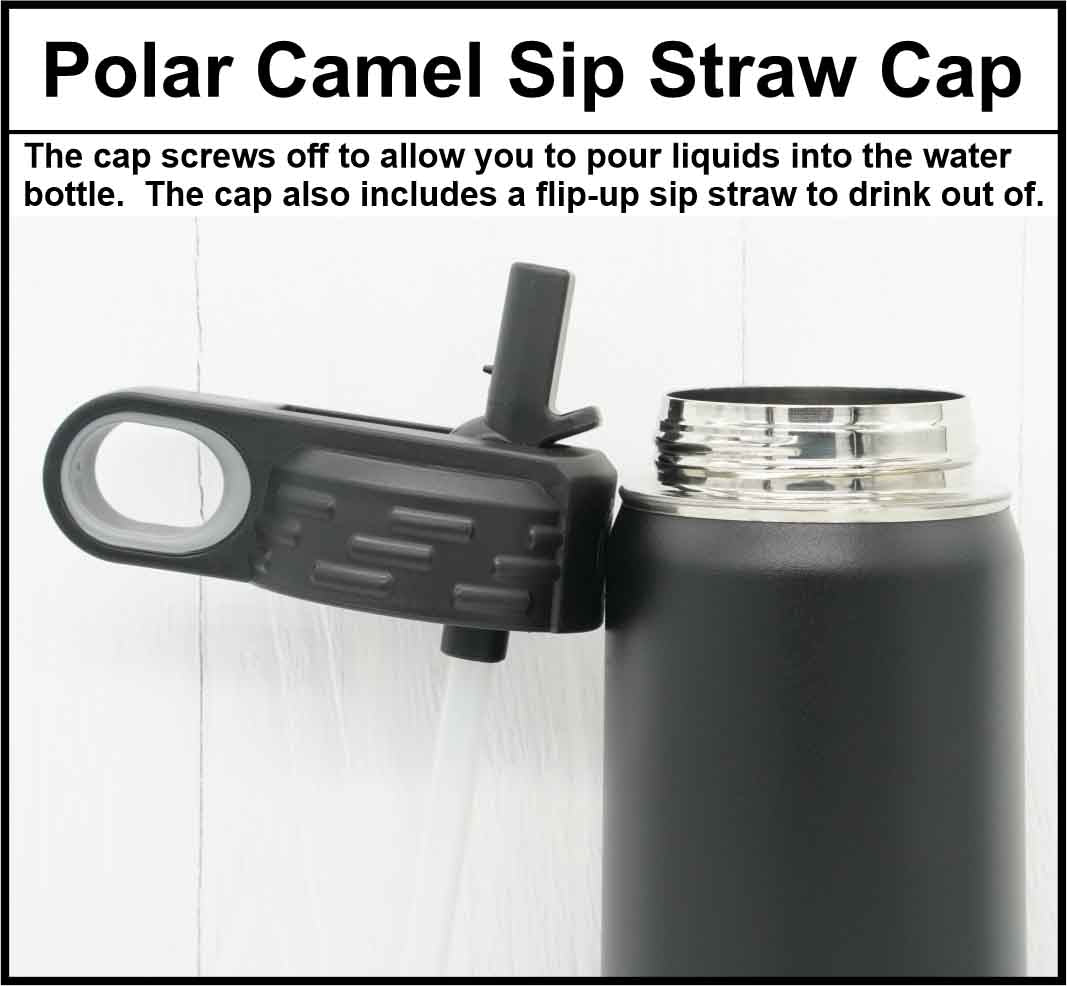 Visual of Polar Camel's sip straw design.