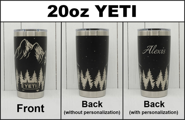 Yeti 20 Oz. Rambler With FREE Laser Engraved Personalization 