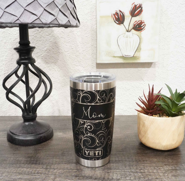 Personalized Engraved YETI or Polar Camel Wine Tumbler Mommy's Sippy Cup  Design 