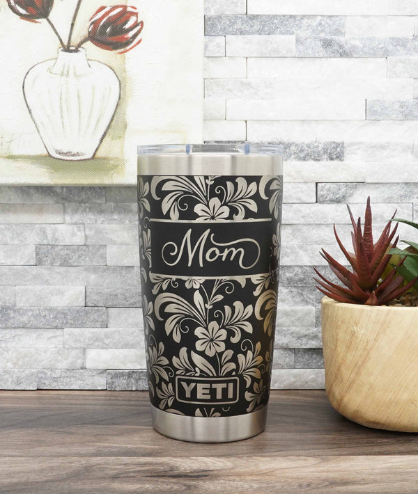 World's Best Mom Personalized Custom Engraved Tumbler Cup - Yeti