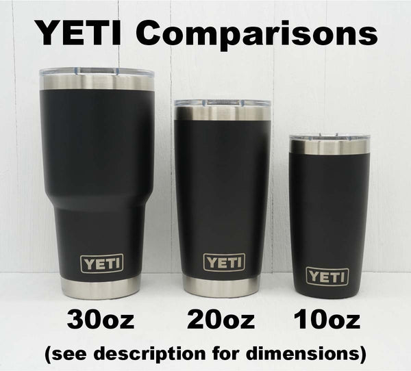10 Oz-laser Engraved Personalization on a Yeti Tumbler, Custom Yeti Rambler  Laser Engraved Yeti Cup Powder Coat Yeti 10 Oz Rambler 
